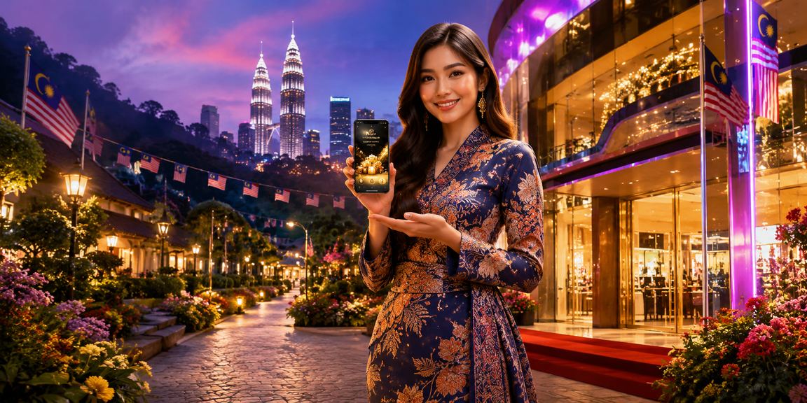 Pengguna Malaysia menerima bonus deposit dengan selamat melalui platform 916 bercorak batik