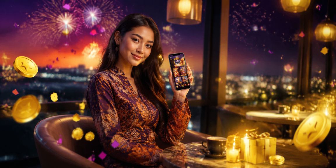 Pengguna Malaysia mengakses pertaruhan sukan melalui telefon bimbit dengan rekaan batik tempatan